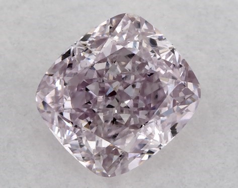  0.34 Carat Purple VS2  cushion modified diamond